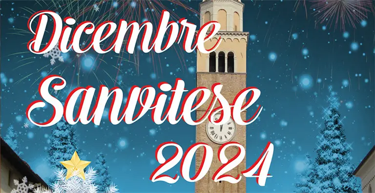 San Vito al Tagliamento: locandina Dicembre Sanvitese 2024