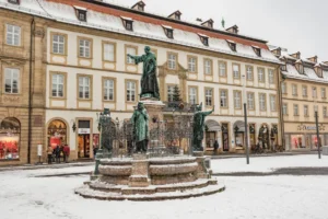 Il Mercatino di Natale di Maximiliansplatz di Bamberg Il Cuore Natalizio di Bamberg