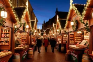 Mercatino di Natale nella Von-Helfenstein-Gasse di Landsberg am Lech