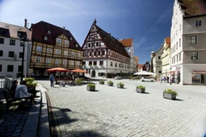 Mercatini di Natale presso Marktplatz di Nördlingen