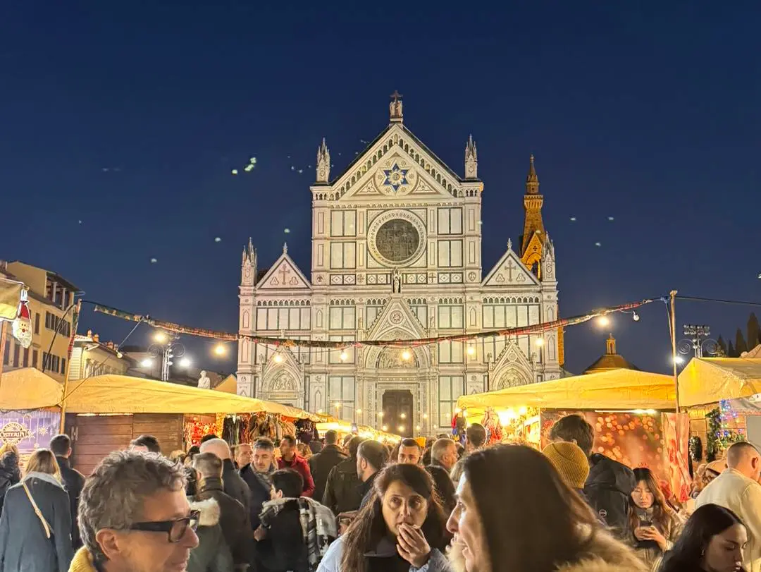 Mercatini di Natale a Firenze in Piazza Santa Croce